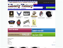 Tablet Screenshot of libertyvictory.com